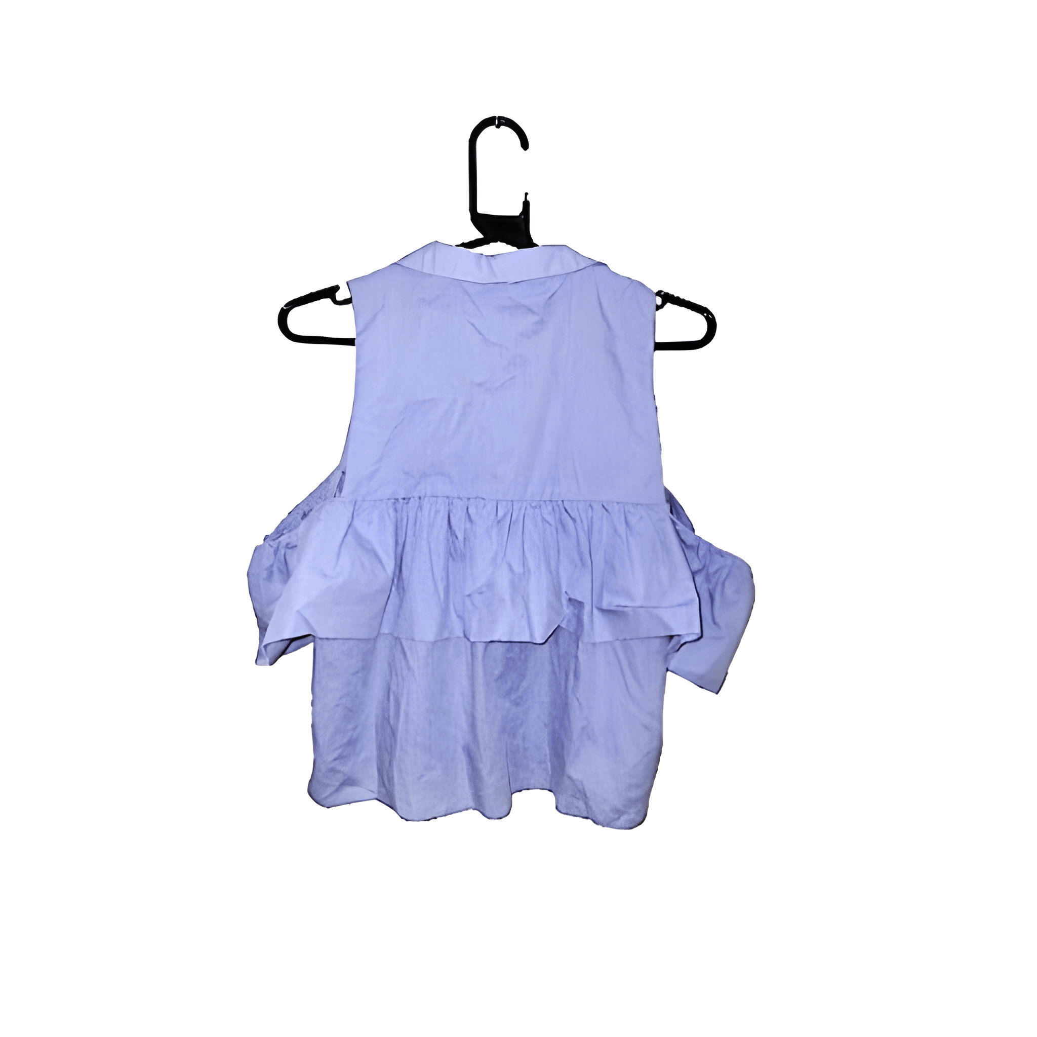 Women's Light Blue Button-up Blouse - Size - Small