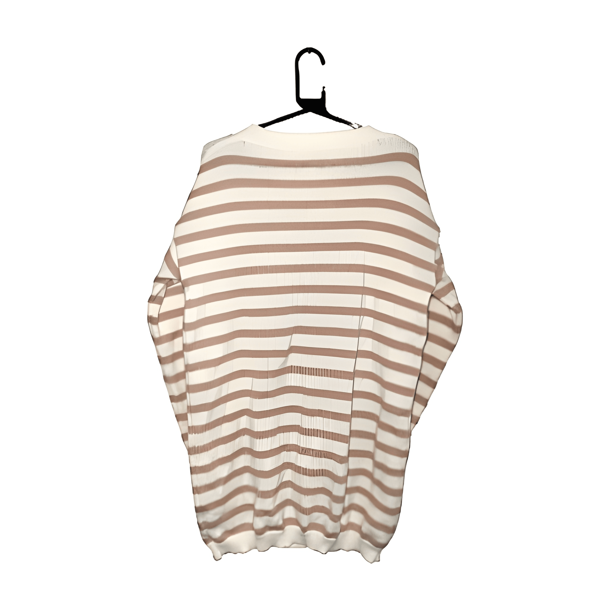 Women's Brown & Cream Jumper - Size Large
