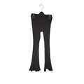 Girl's Black Flared Leggings - Size - 7 Years