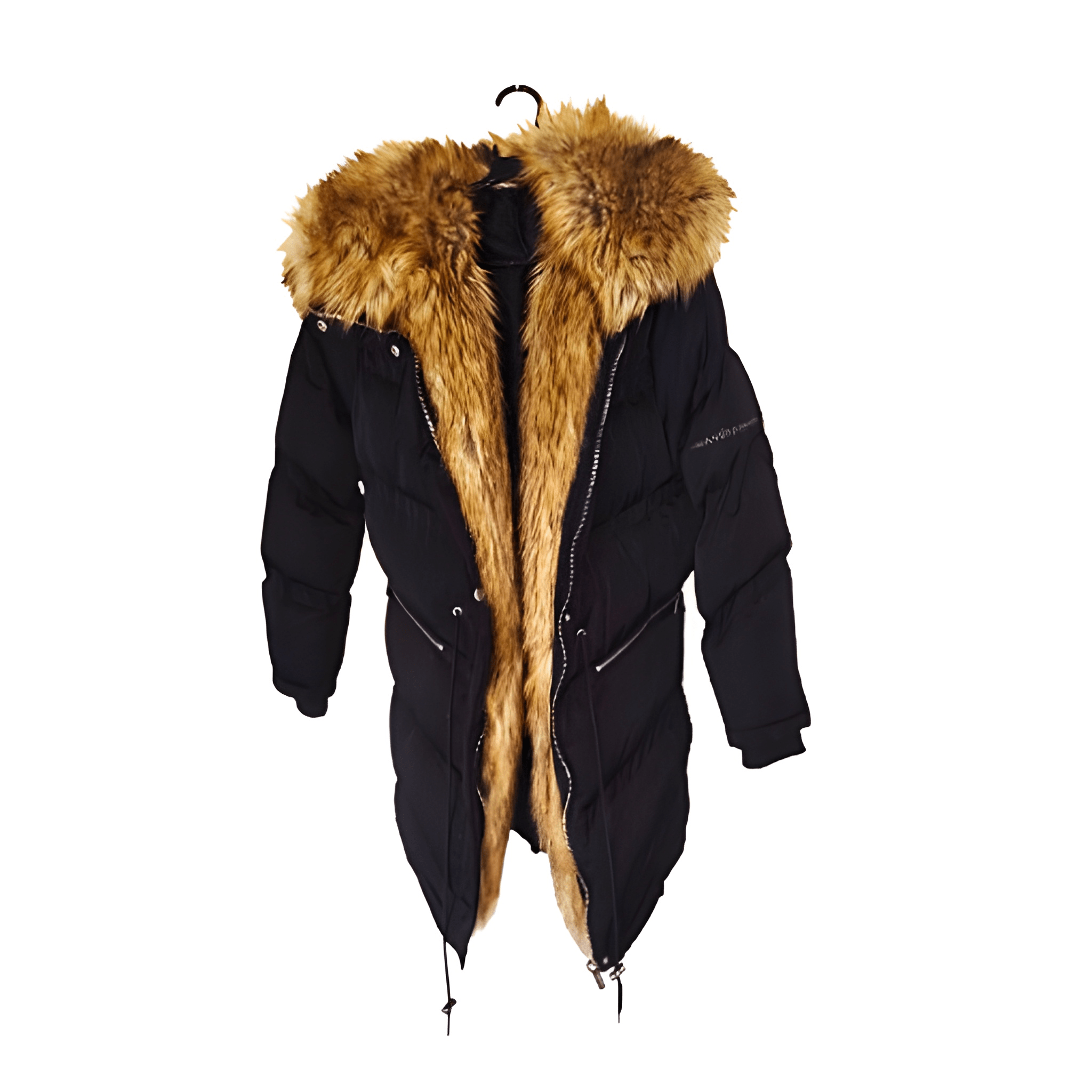 Women's Manière De Voir Faux Fur Lined Parka Coat - Size - 8