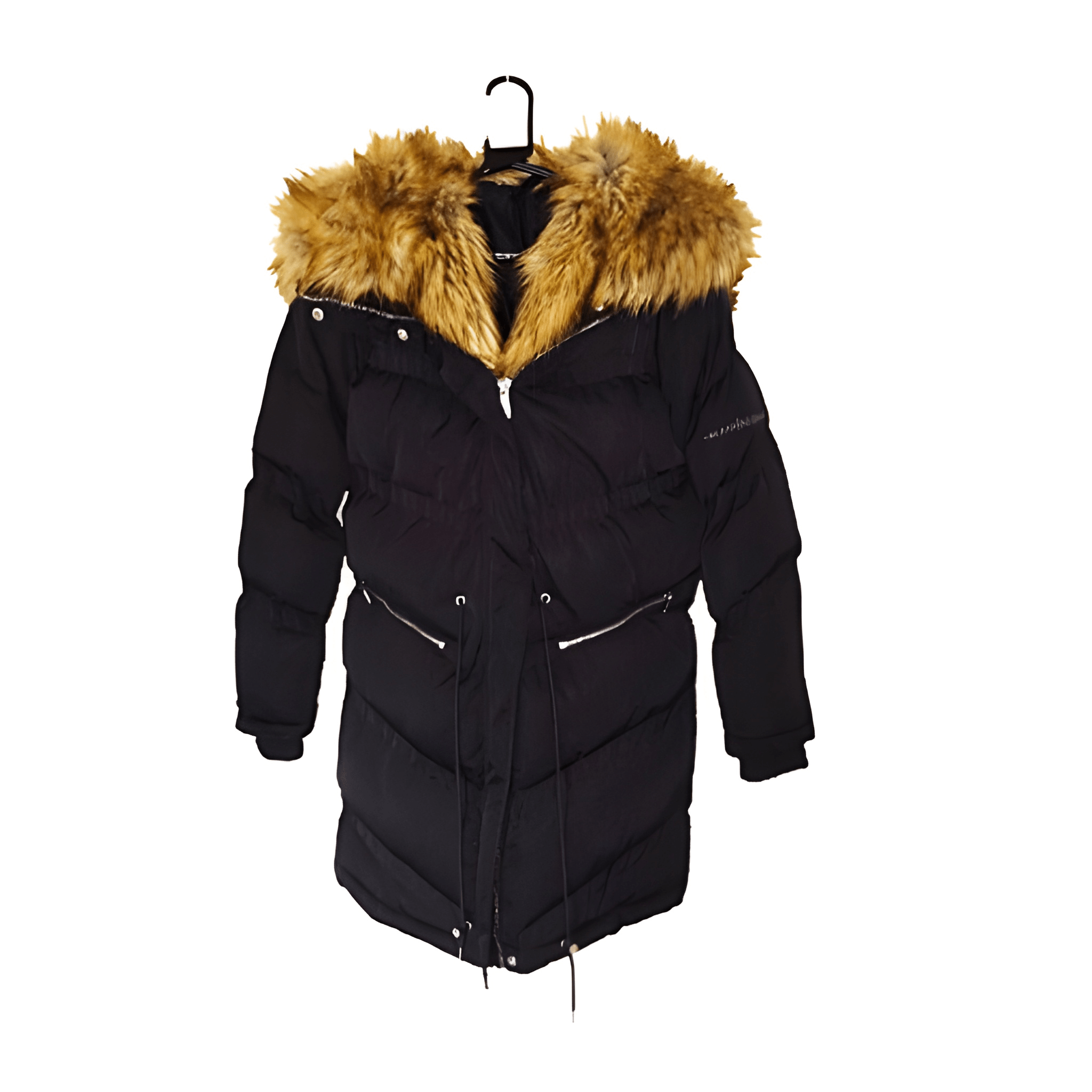 Women's Manière De Voir Faux Fur Lined Parka Coat - Size - 8