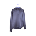 Men's Silver Quarter-Zip Activewear Top - Size - Small