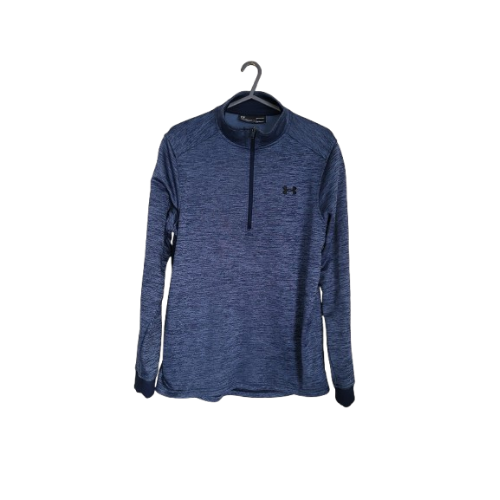 Men's Blue Under Armour Tech Quarter Zip Pullover - Size - Small