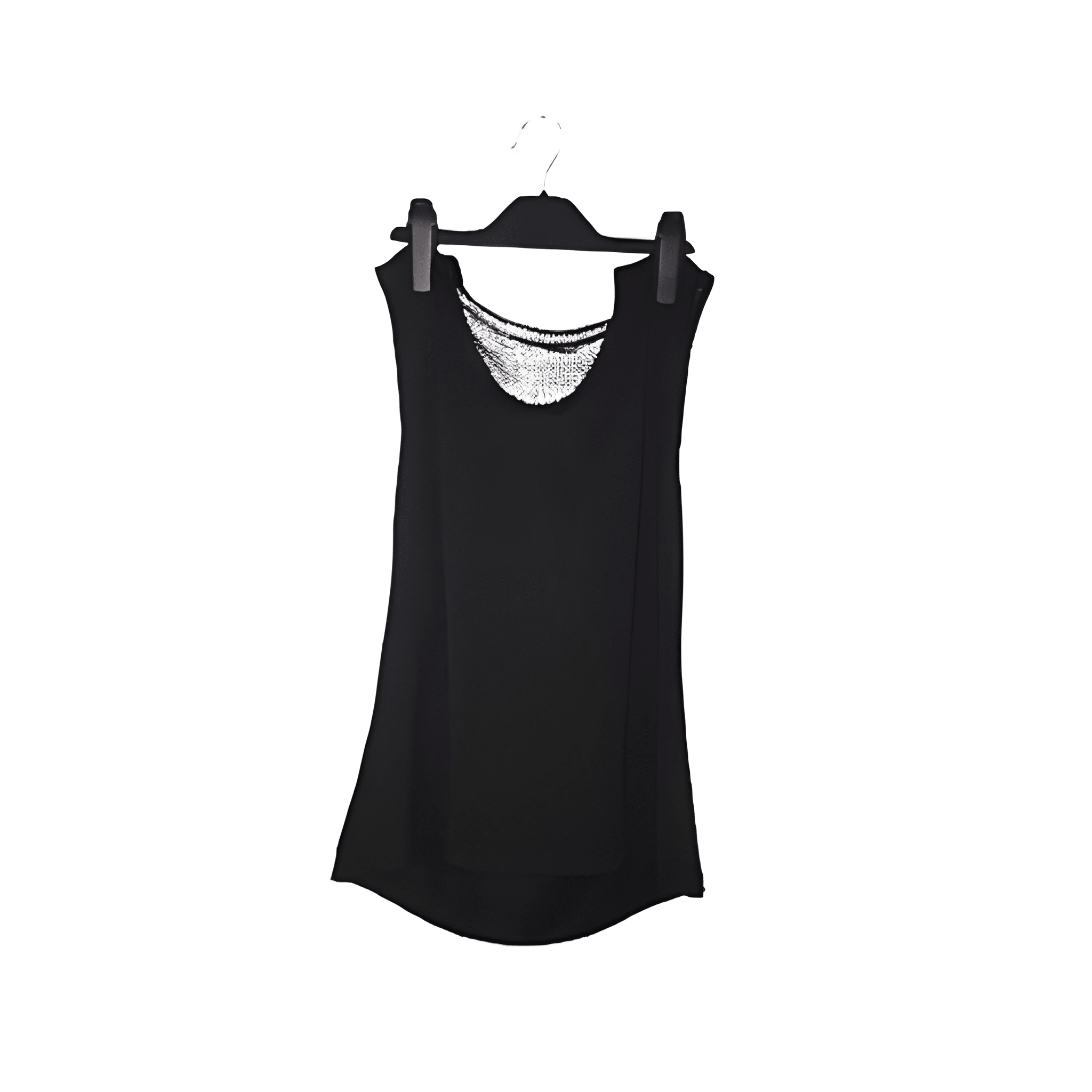 Women's Black Mesh Activewear Top - Size - Medium