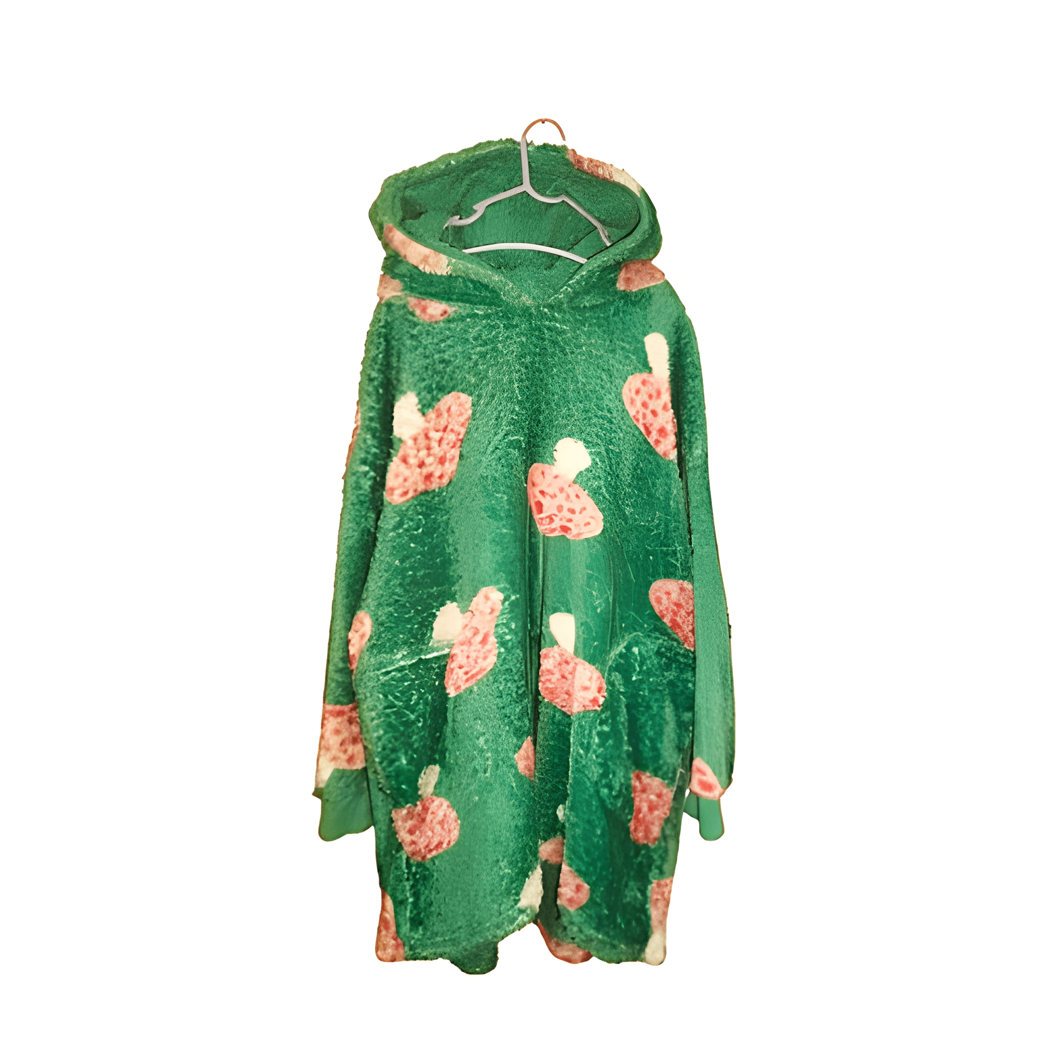 Women's Oversized Mushroom Fluffy Blanket Hoodie - Size - XS/S
