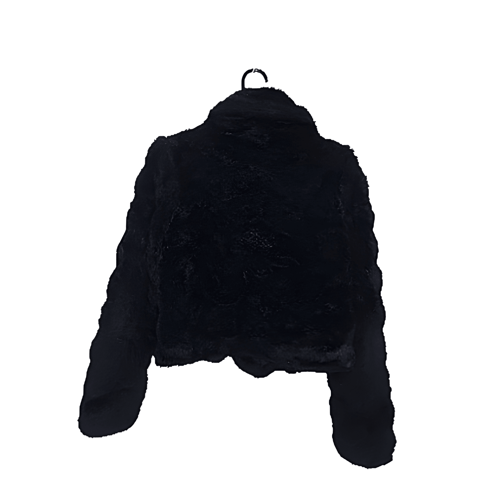 Women's Lipsy Black Faux Fur Cropped Jacket - Size - Small