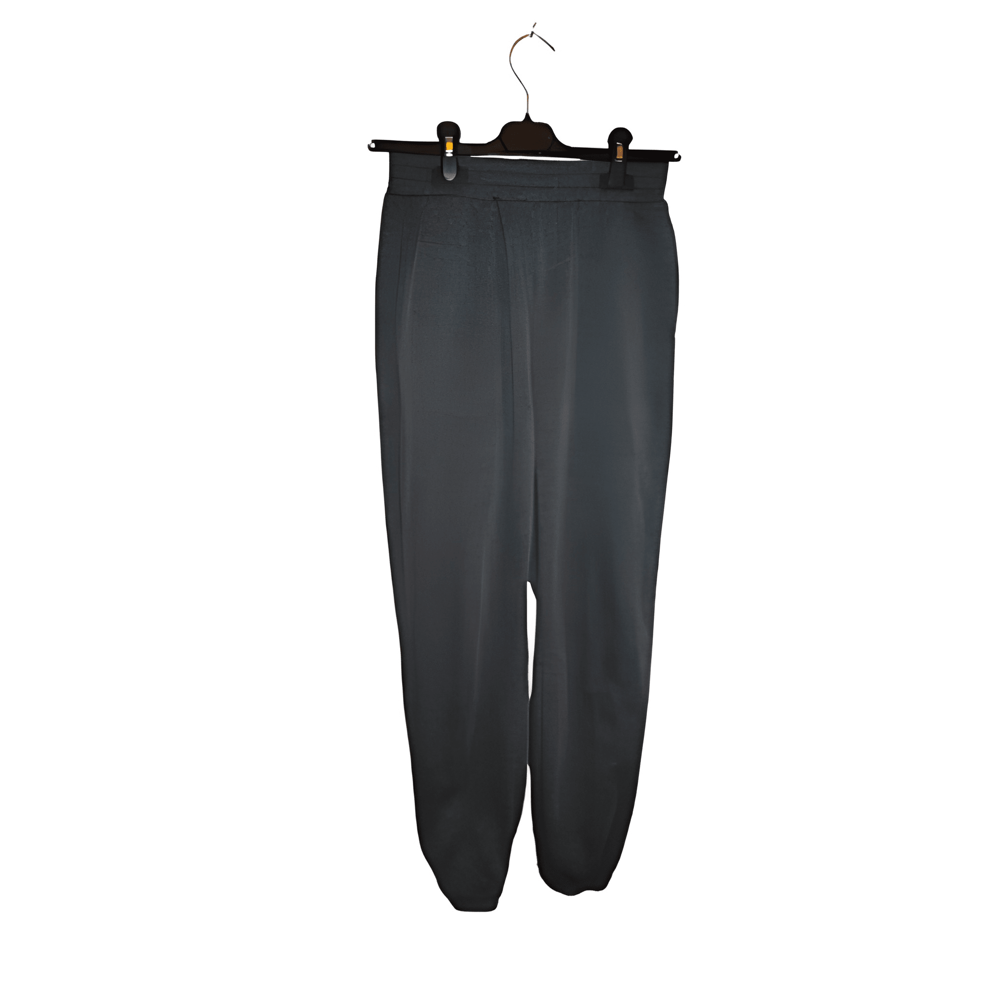 Women's Grey Cuffed Sweatpants - Size - Small