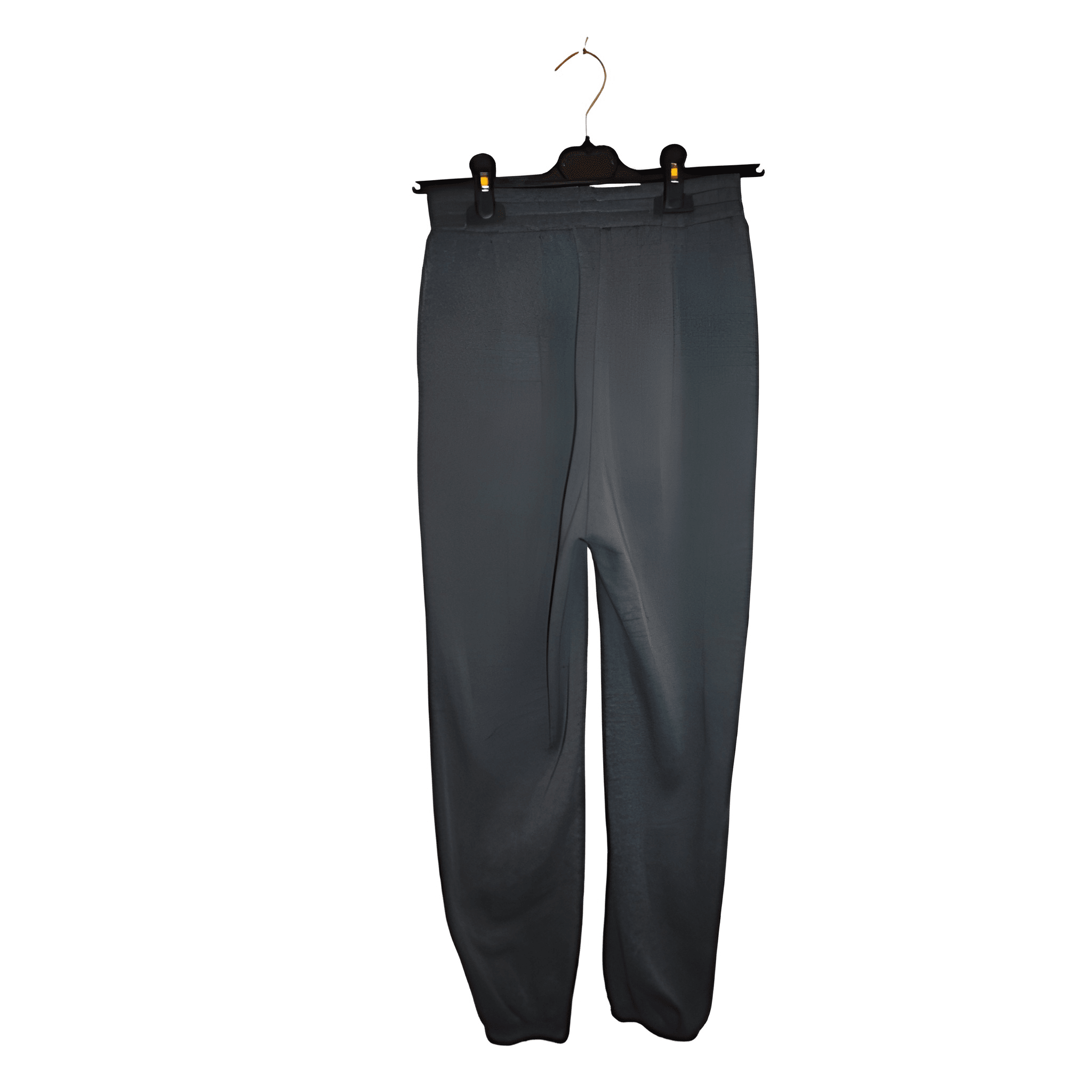 Women's Grey Cuffed Sweatpants - Size - Small