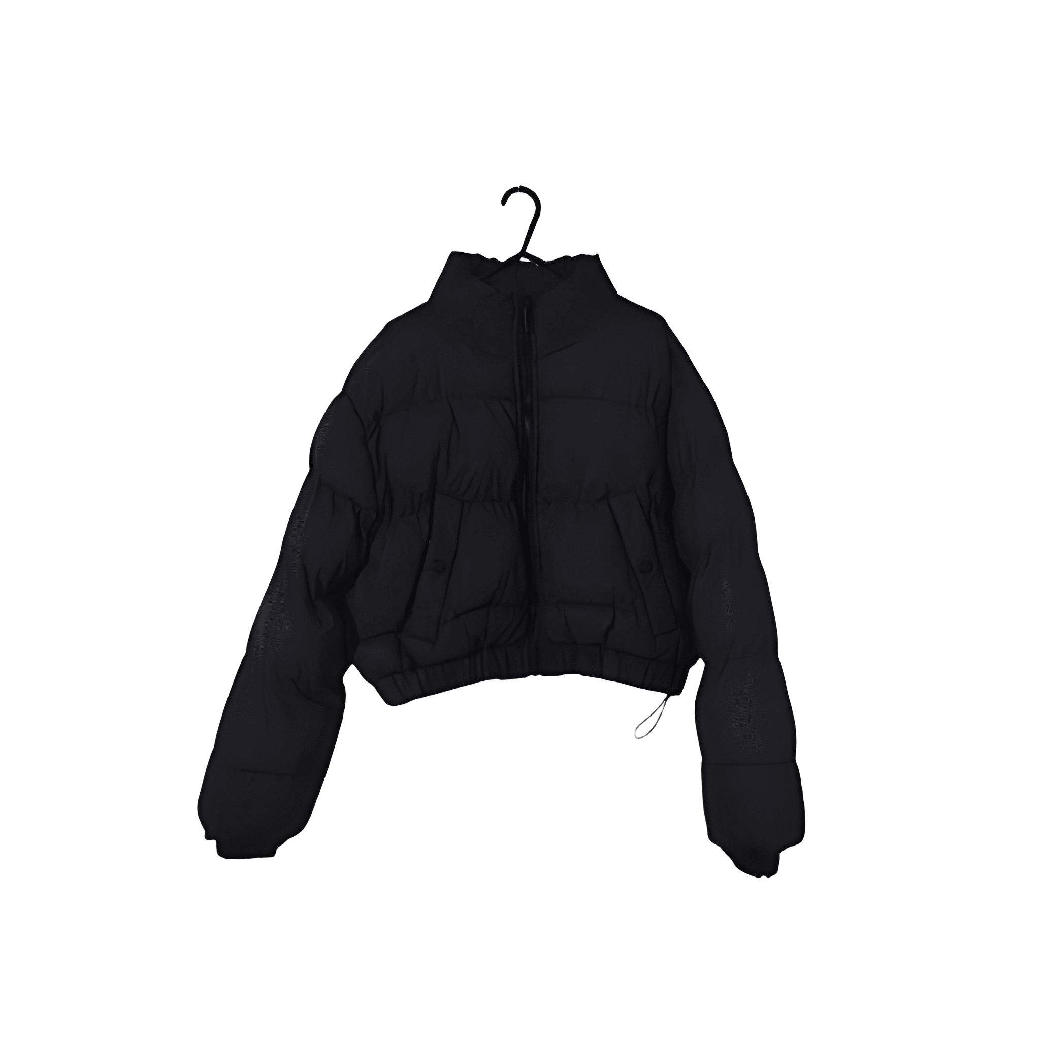 Women's Reflective Cropped Coat - Size - 12