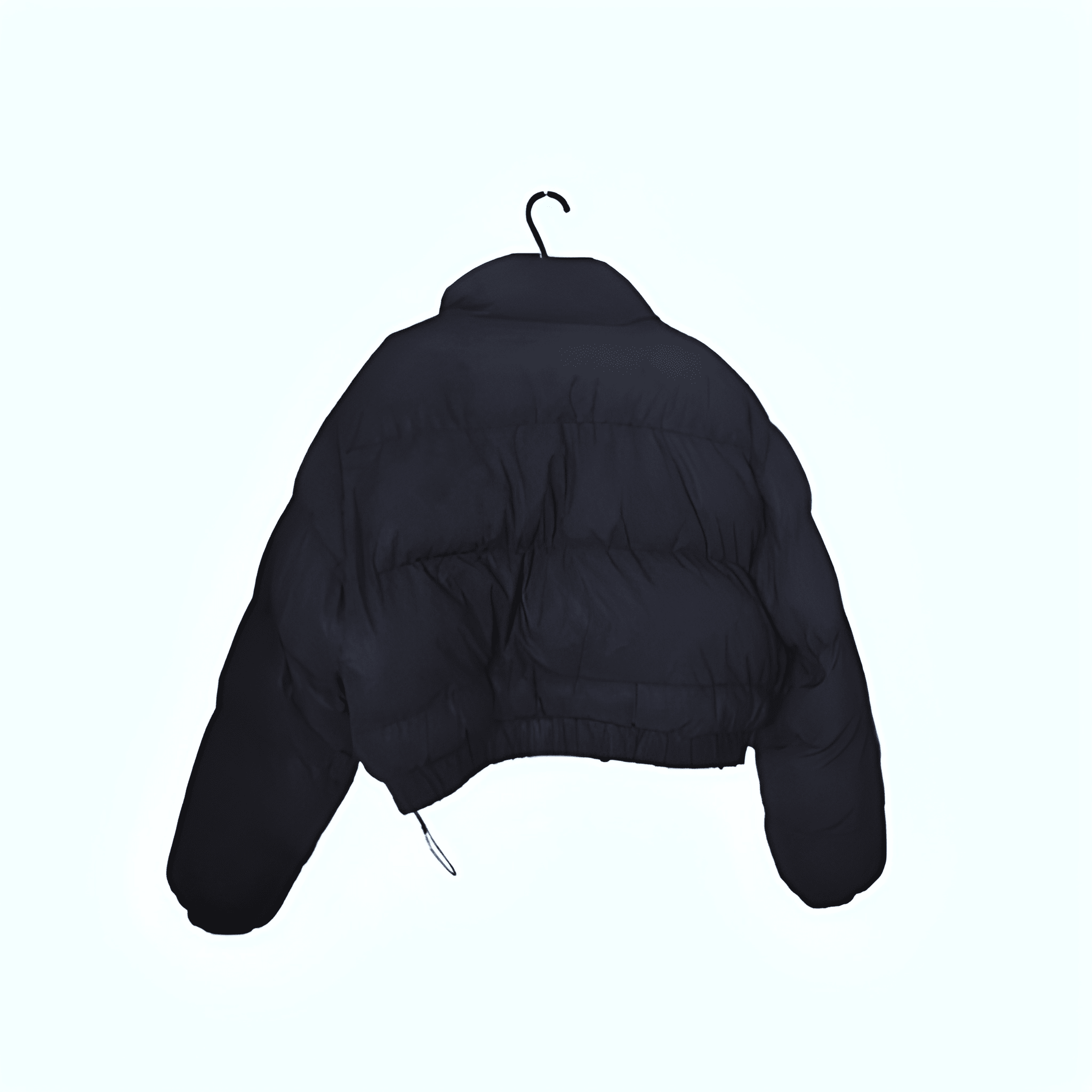 Women's Reflective Cropped Coat - Size - 12