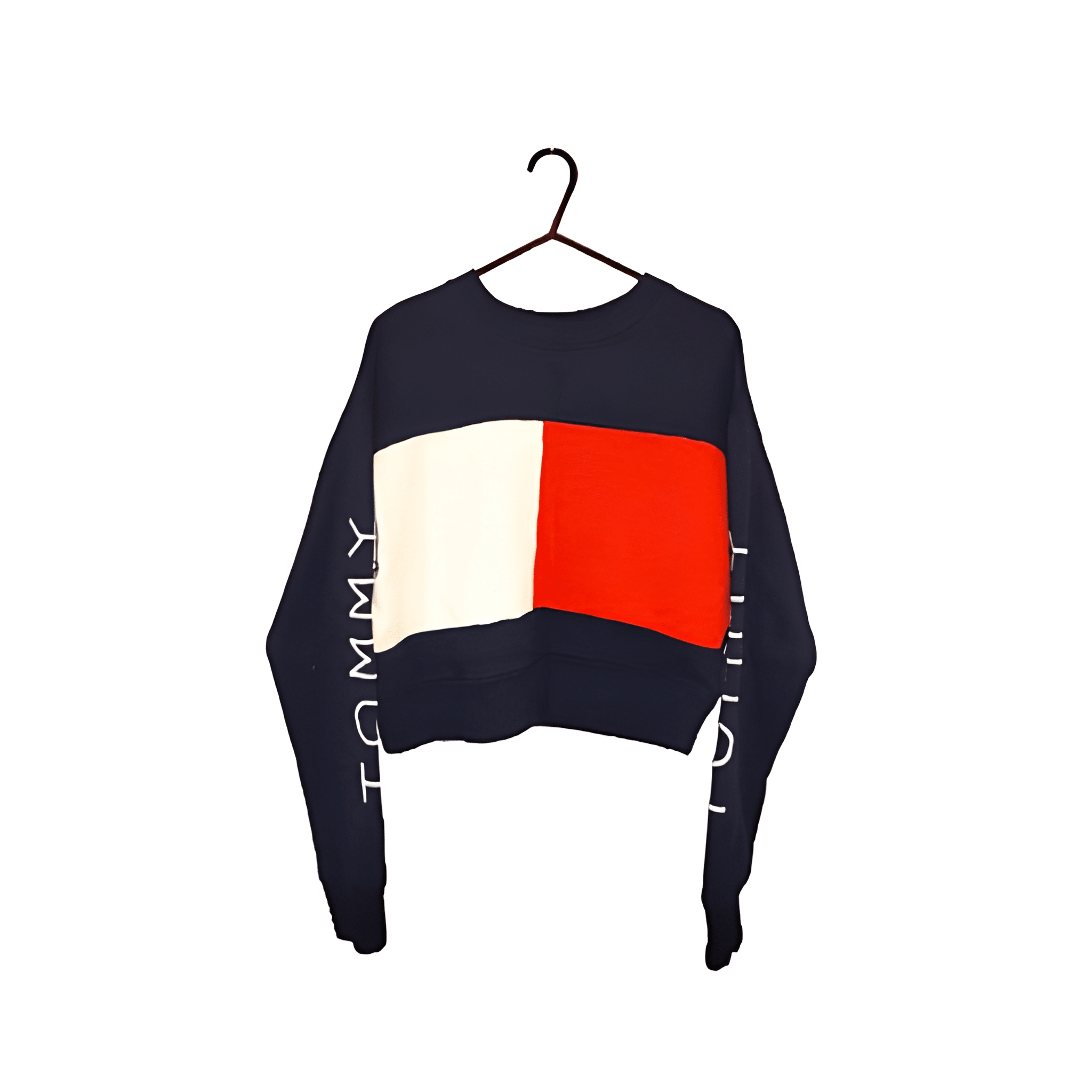 Women's Cropped Tommy Hilfiger Jeans Collection Jumper - Size - S/P